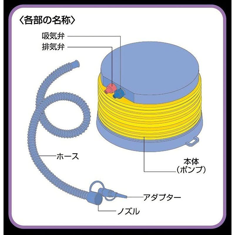 激安価格の 空気入れ フットポンプ ドラム ビッグホース Lサイズ UX-904 プール 浮き輪 エアーベッド キャプテンスタッグ キャプテンスタッグ(CAPTAIN STAG) 空気入れ フットポンプ ドラム ビッグホース Lサイズ UX-904