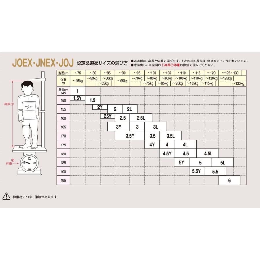 九桜 柔道 IJF・全日本柔道連盟認定柔道衣(新規格) レギュラーサイズ 4.5 上下セット JOEX45 ホワイト 柔道 IJF 全日本柔道連盟認定柔道衣 新規格 レギュラーサイズ 上下セット JOEX45 ホワイト サイズ