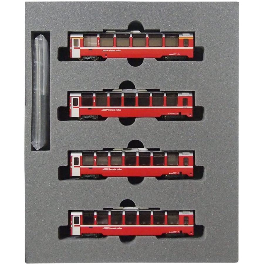 KATO Nゲージ レーティッシュ鉄道 ベルニナ急行 増結 4両セット 10-1319 鉄道模型 客車 Nゲージ レーティッシュ鉄道 ベルニナ急行 増結 4両セット 鉄道模型 客車