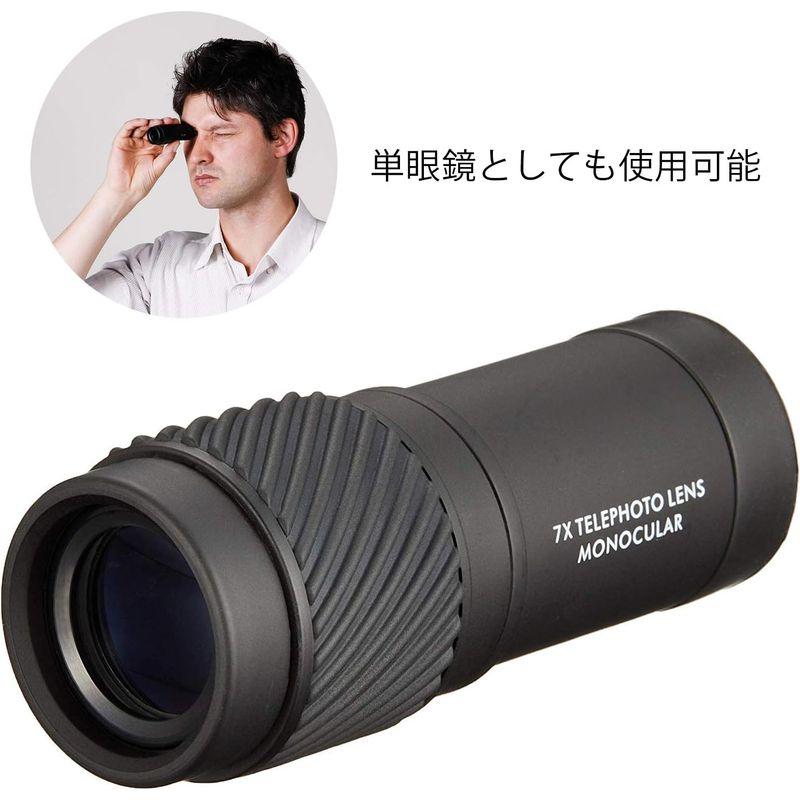 Kenko スマートフォン用交換レンズ REALPRO CLIP LENS テレ 7x クリップ式 望遠レンズ 単眼鏡兼用モデル 7倍 18｜tomy-zone｜04