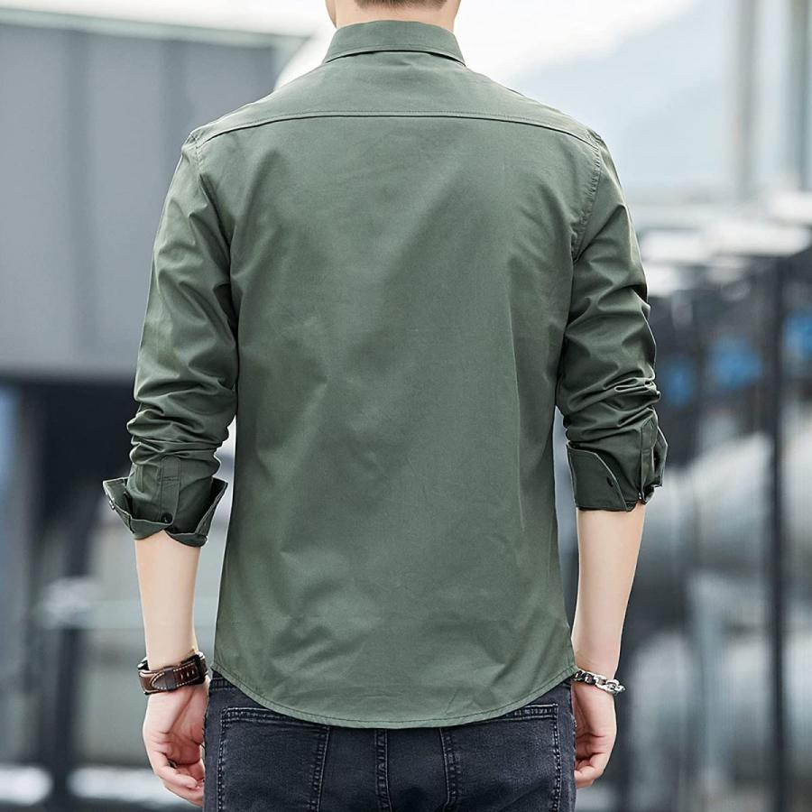 22年最新海外 シャツ メンズ レッドステッチ オックスフォードシャツ カジュアル シンプル 長袖 オシャレ 無地 春 秋 冬 ワイシャツ Dprd Jatimprov Go Id