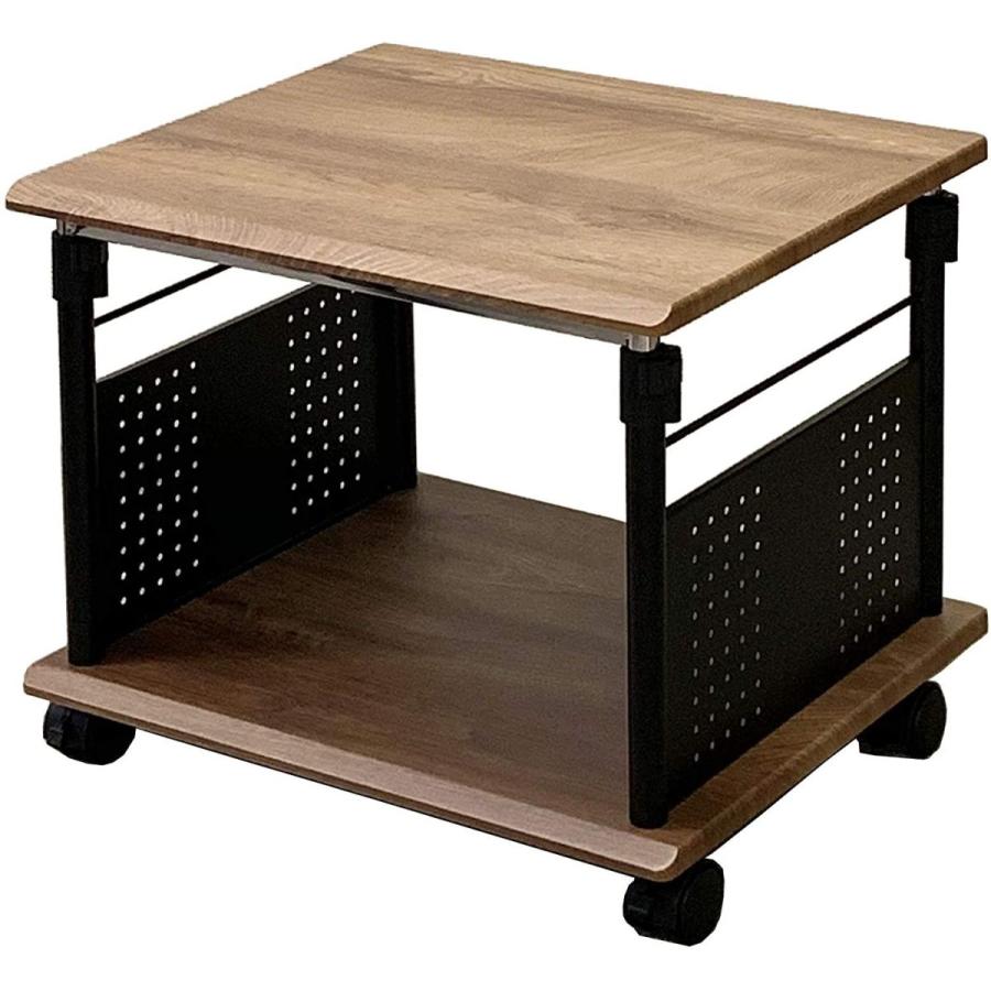 PJC-7203-WD 幅55x奥行45上下昇降 45?70cmプリンター台・プリンター