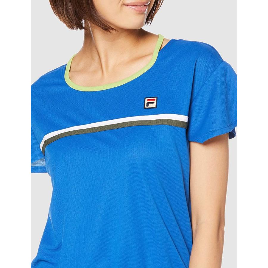 数量は多 VL2204 UVカット 速乾 吸水 半袖ゲームシャツ テニス テニス フィラ レディース (日本サイズL L 日本 ミッドナイトブルー  シャツ - pathwaysfl.org