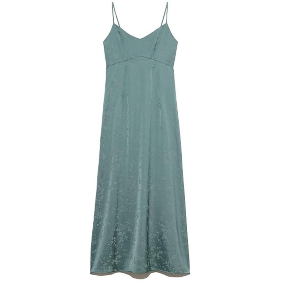 安心発送 サテンジャガードキャミワンピース スナイデル Swfo1036 号相当 日本サイズ9 1 日本 Grn レディース カラードレス Alihsanislamicschool Com