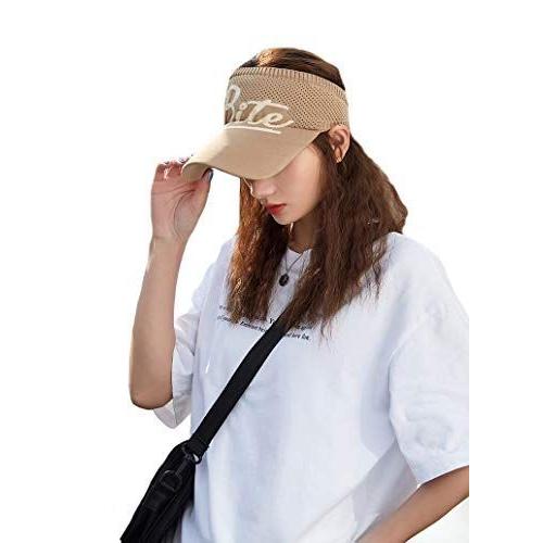 サンバイザー ニット Uvカット 帽子 キャップ 紫外線対策 日焼け対策 アウトドア スポーツ 野球帽 ゴルフ 夏 カジュアル ゴルフ