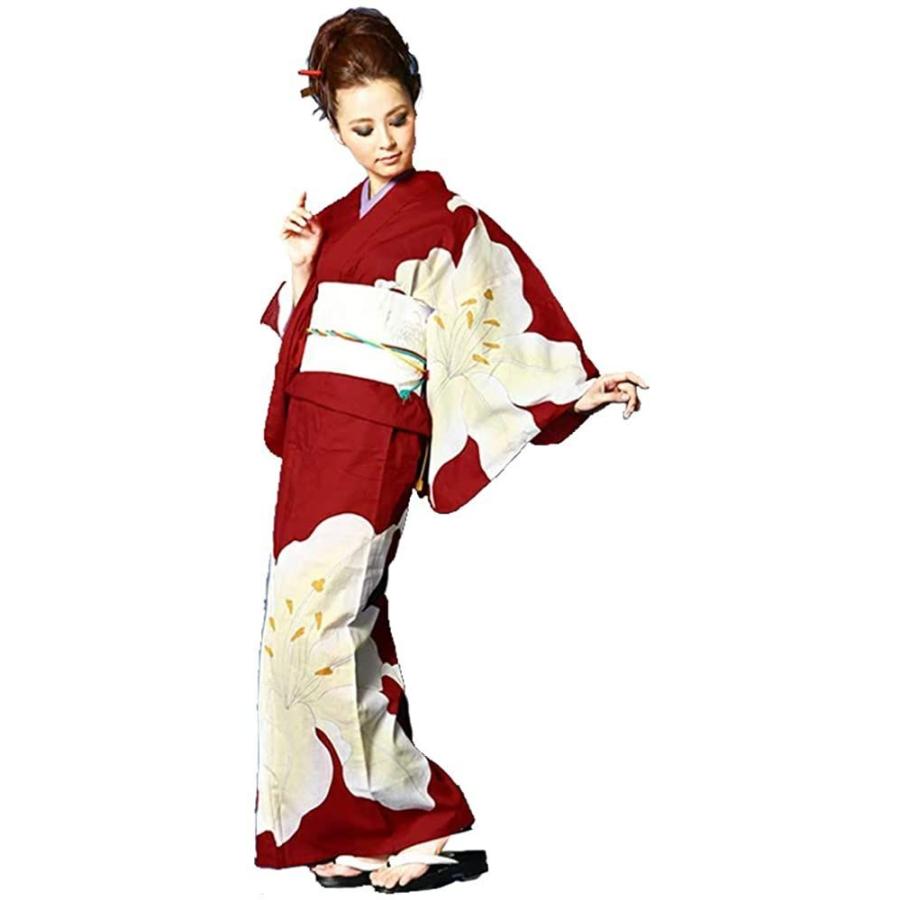レディース 浴衣単品 全面 高級絵羽柄 百合 豪華 派手柄 オシャレ和服 和装 カジュアル 夏着物 おでかけ 花火大会 D Tomyzone 通販 Yahoo ショッピング
