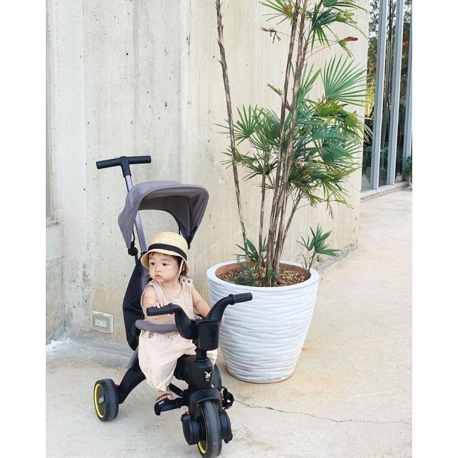 リキトライク　グレー　折り畳み三輪車　幼児　キッズサイクル リキトライク グレー 折り畳み三輪車 幼児 キッズサイクル