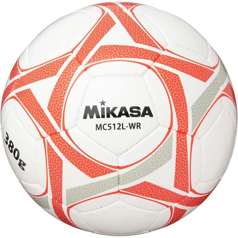 ミカサ(MIKASA) サッカーボール トレーニング 5号 約380g ホワイト/レッド 手縫いボール MC512L-WR 推奨内圧0.5(｜tomy-zone｜03