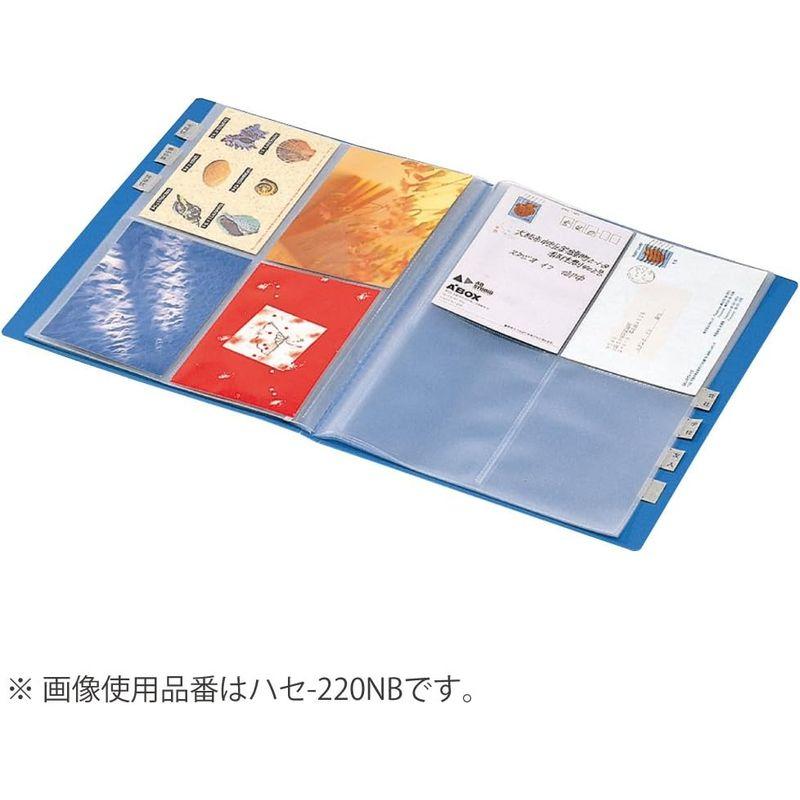 コクヨ ファイル ポストカードホルダー 固定式 A4 50ポケット 最大400枚収容 青 ハセ-230NB｜tomy-zone｜05