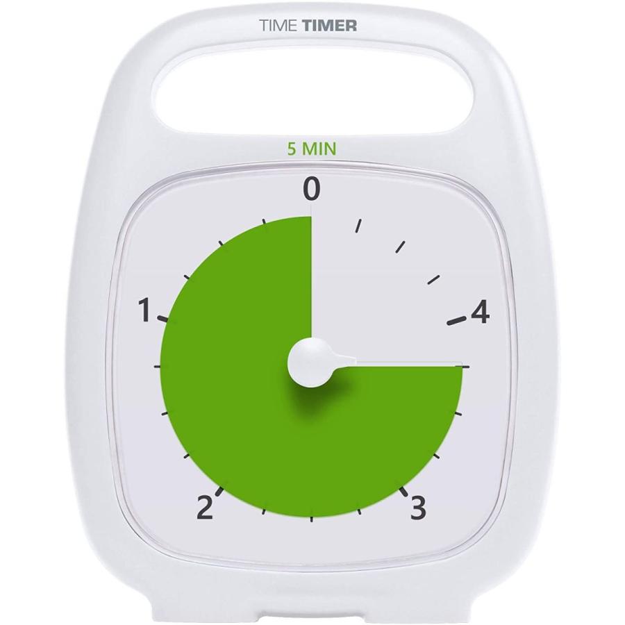 日本買付 正規品TIME TIMER タイムタイマー 5分 プラス ハンドル付き TT05-W 時間管理