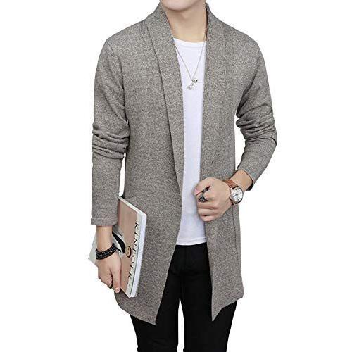 特価ブランド トップス Vinmori ヴィンモリ カーディガン メンズ ニット ジャケット風 Vネックニット スタイリッシュ ロング丈 長袖 羽織 トップス Www Threeriversofs Com