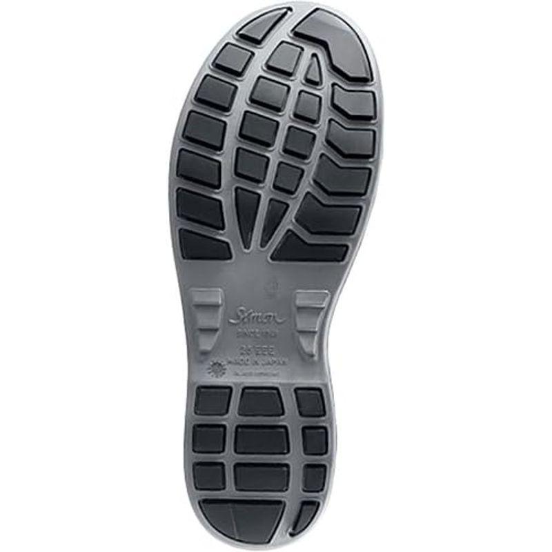 シモン　耐滑・軽量3層底静電紳士靴BS11静電靴　25.0cm　BS11S-250　静電作業靴