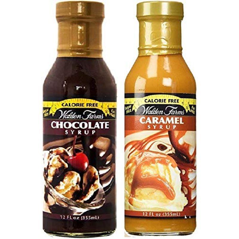 2個セット カロリーフリー Walden Farms ウォルデンファーム チョコレートシロップ355ml キャラメルシロップ355ml Tomyzone 通販 Yahoo ショッピング