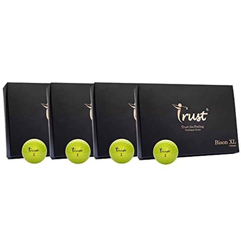 TrustトラストゴルフボールBison-XLウレタンカバー 3ピースリアクティブコア(ツアー系) ヘッドスピード50m/s以上 Bison