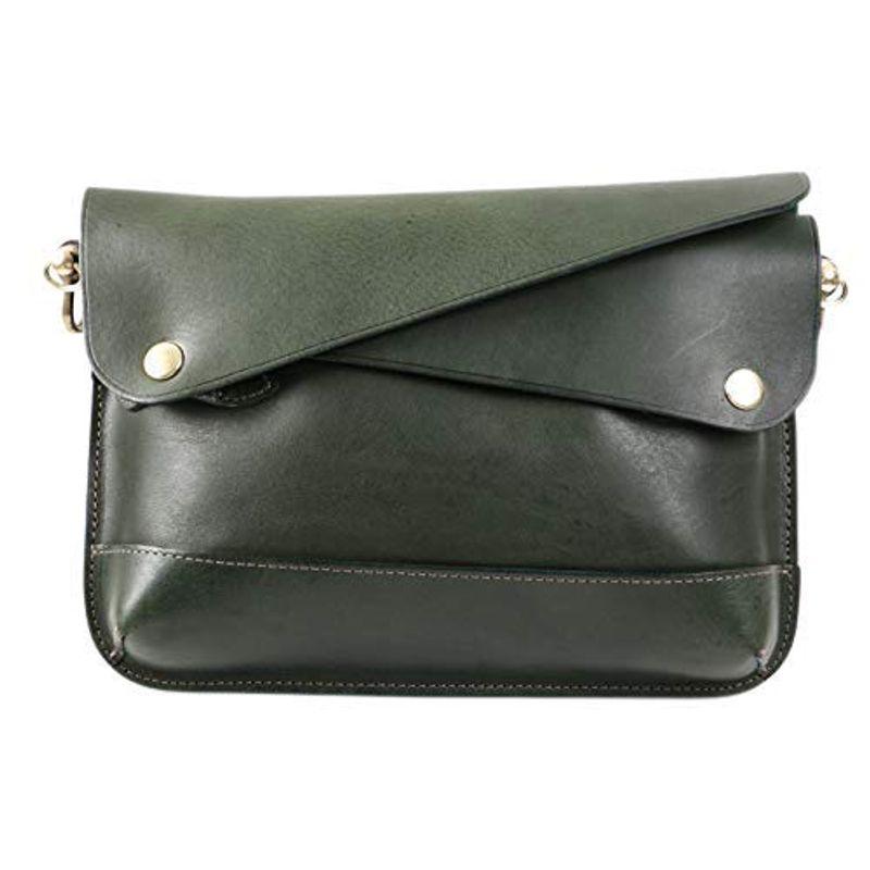 ビアベリー DOUBLE FLAPS M クラッチバッグ ビアベリー DOUBLE FLAPS M クラッチバッグ BEERBELLY グリーン