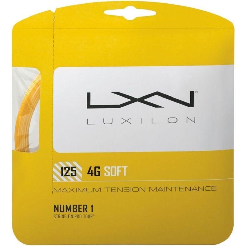 LUXILON(ルキシロン) テニス ストリング ガット 4G SOFT 125(4G ソフト 125) ゴールド WRZ997111｜tomy-zone｜03