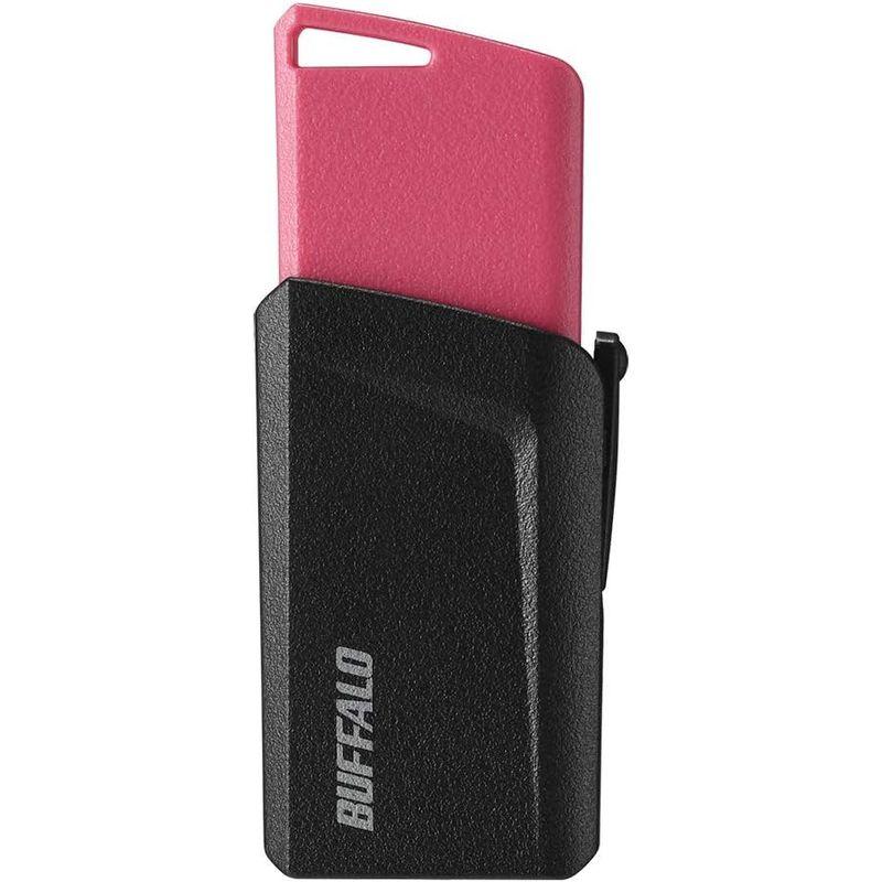 BUFFALO USB3.1(Gen1)プッシュスライドUSBメモリ 64GB ピンク RUF3-SP64G-PK｜tomy-zone｜05