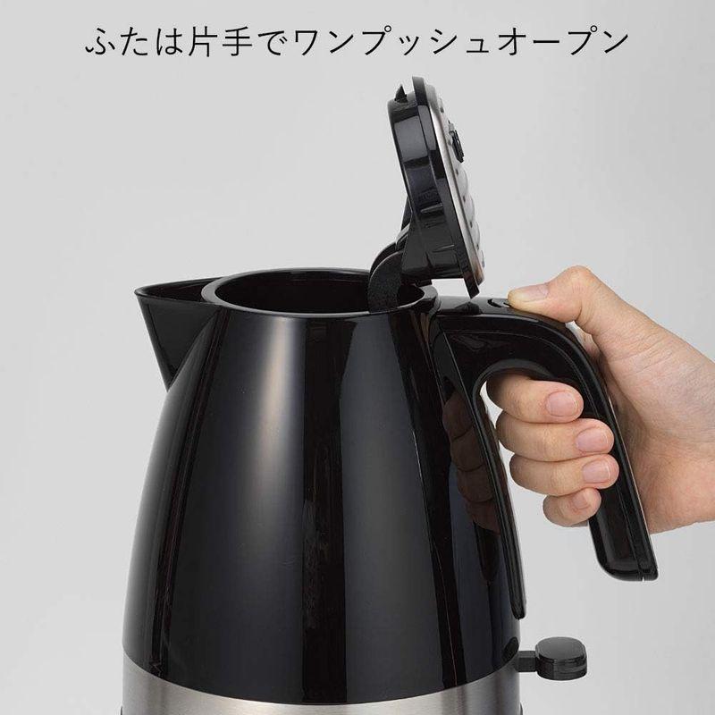 デロンギ(DeLonghi) 電気ケトル アクティブ シリーズ ブラック KBLA1200J-BK｜tomy-zone｜12