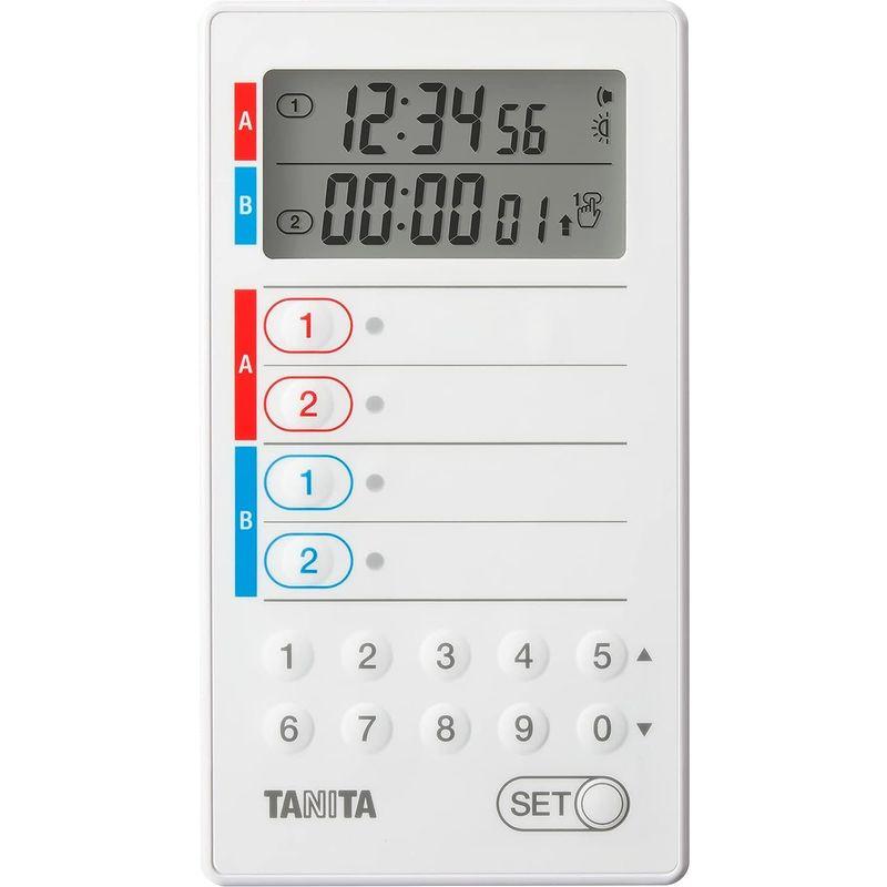タニタ 業務用 デジタルタイマー 100時間計 ホワイト TD-427-WH 8.9×16×2.8cm｜tomy-zone｜09