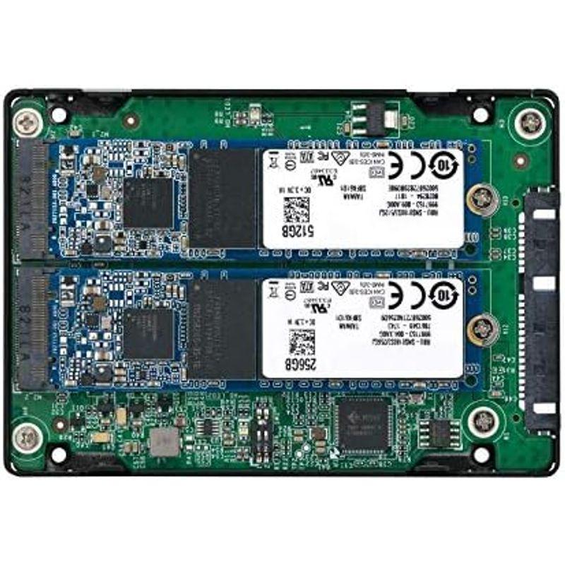 QNAP(キューナップ) QDA-A2MAR PCやNAS用のRAID対応ドライブアダプター 2台のM.2 SATA SSDを1つの2.5イ｜tomy-zone｜05