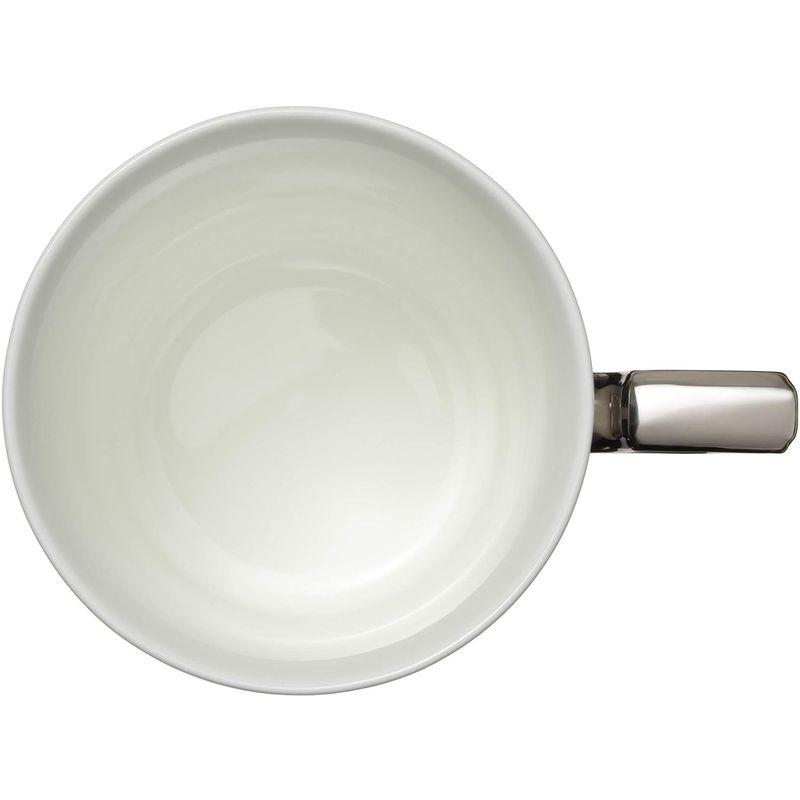 Noritake ノリタケ マグカップ ( 色変り ペアセット ) 295cc エイダン 2個 白 ・ 黒 ボーンチャイナ P93655/4｜tomy-zone｜06