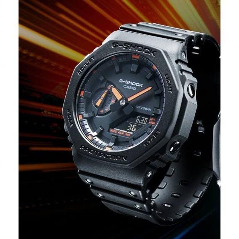 G-Shock GA2100-1A4 ネオンアクセントウォッチ レッド, レッド, One Size, デジタル 並行輸入品｜tomy-zone｜06