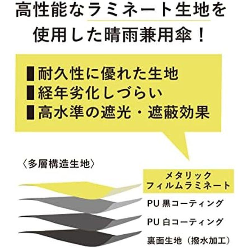 a.s.s.a 日傘 メンズ 長傘 軽量仕様 大きい 晴雨兼用 男性用 遮熱効果 熱中症対策 遮光 100% UVカット 130cm ワンタ｜tomy-zone｜16