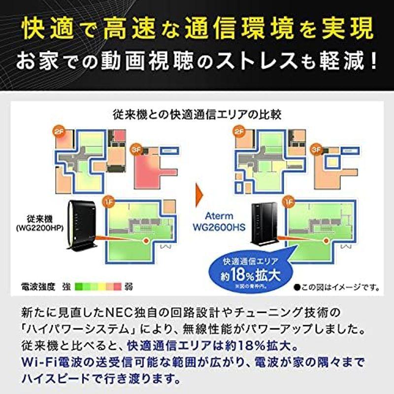 NEC 無線LAN WiFi ルーター Wi-Fi5 (11ac) / WG2600HS Atermシリーズ 4ストリーム (5GHz帯 /｜tomy-zone｜16