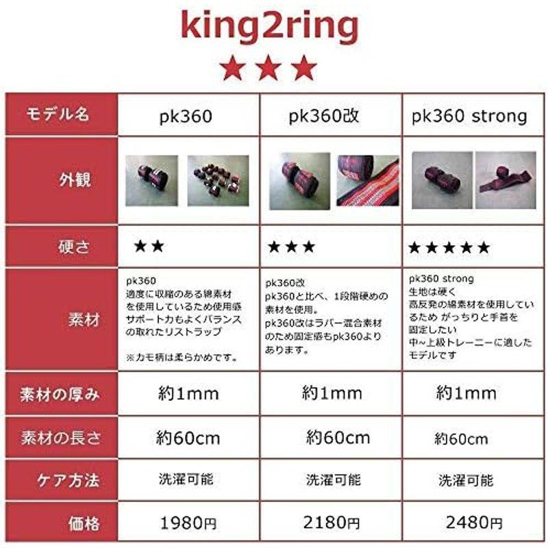 king2ring リストラップ 60cm 1mm厚 ラバー混合素材 11cm 強力マジックテープ pk360改 (迷彩ピンク)｜tomy-zone｜14