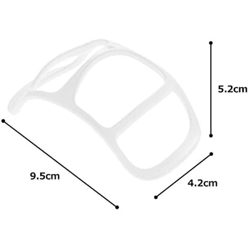 3D立体快適マスクフレーム インナー マスク ブラケット 茶殻入り サステナブル 標準サイズ 10.6 x 5.9 x 5.4cm 3個入り｜tomy-zone｜14