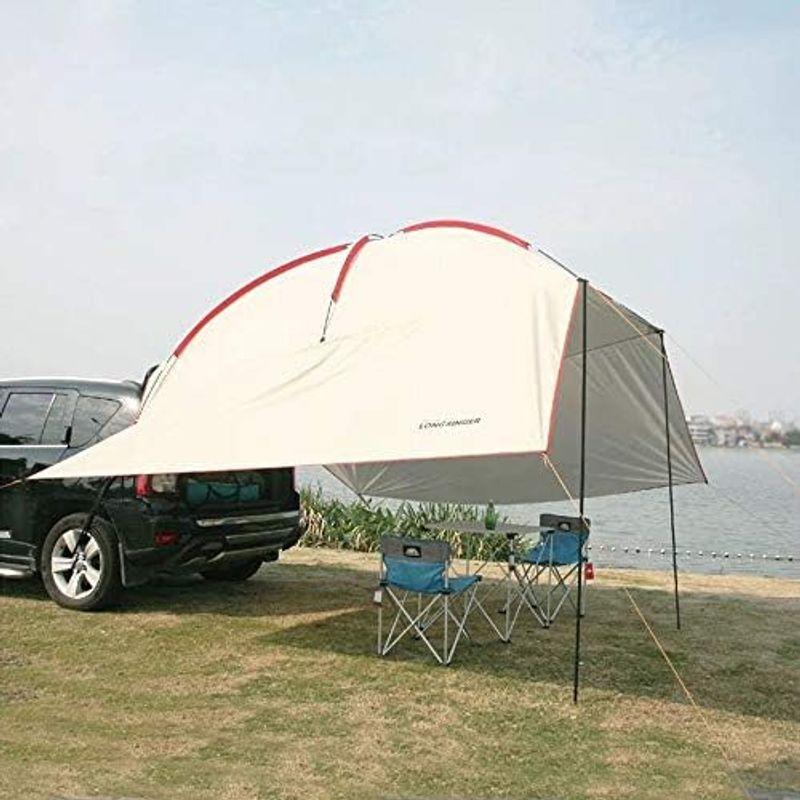 Kadahis タープ テント カーサイドタープ 車用 日よけカーテント 設営簡単 単体使用可能 5-8人用 キャンプ テント アウトドア｜tomy-zone｜12