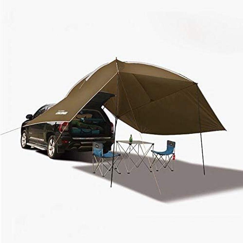 Kadahis タープ テント カーサイドタープ 車用 日よけカーテント 設営簡単 単体使用可能 5-8人用 キャンプ テント アウトドア｜tomy-zone｜02