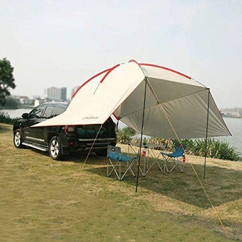 Kadahis タープ テント カーサイドタープ 車用 日よけカーテント 設営簡単 単体使用可能 5-8人用 キャンプ テント アウトドア｜tomy-zone｜08