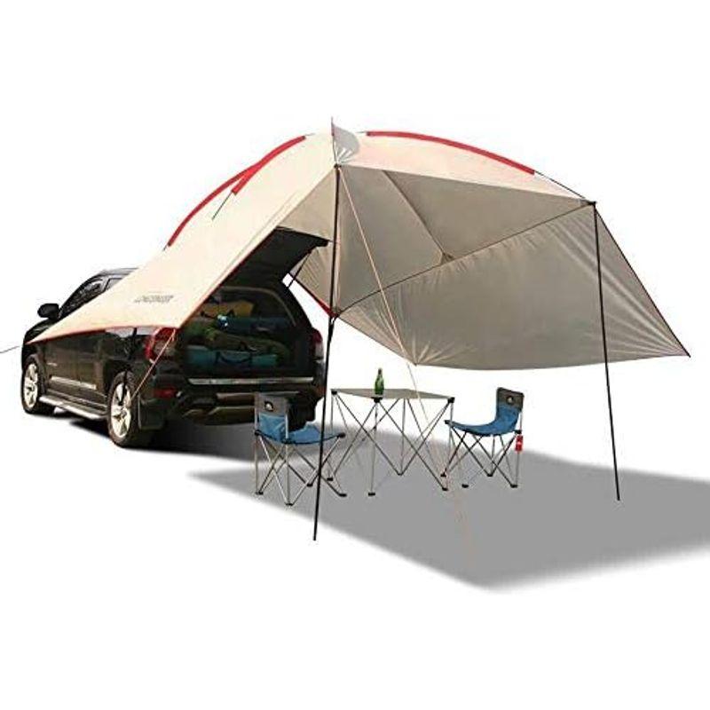 Kadahis タープ テント カーサイドタープ 車用 日よけカーテント 設営簡単 単体使用可能 5-8人用 キャンプ テント アウトドア｜tomy-zone｜09