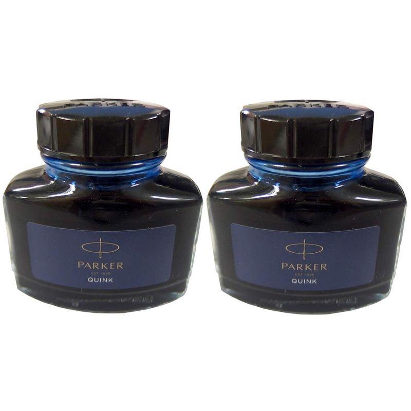 パーカー PARKER 万年筆 ボトルインク クインク QUINK 57ml ブルーブラック 1950378 2個セット S1162120