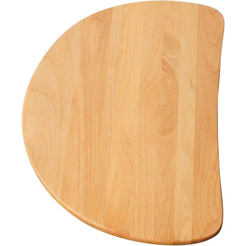 クーパーFS サイドテーブル ナイトテーブル 半円テーブル 木製 アルダー無垢 幅45cm ナチュラル -｜tomy-zone｜06