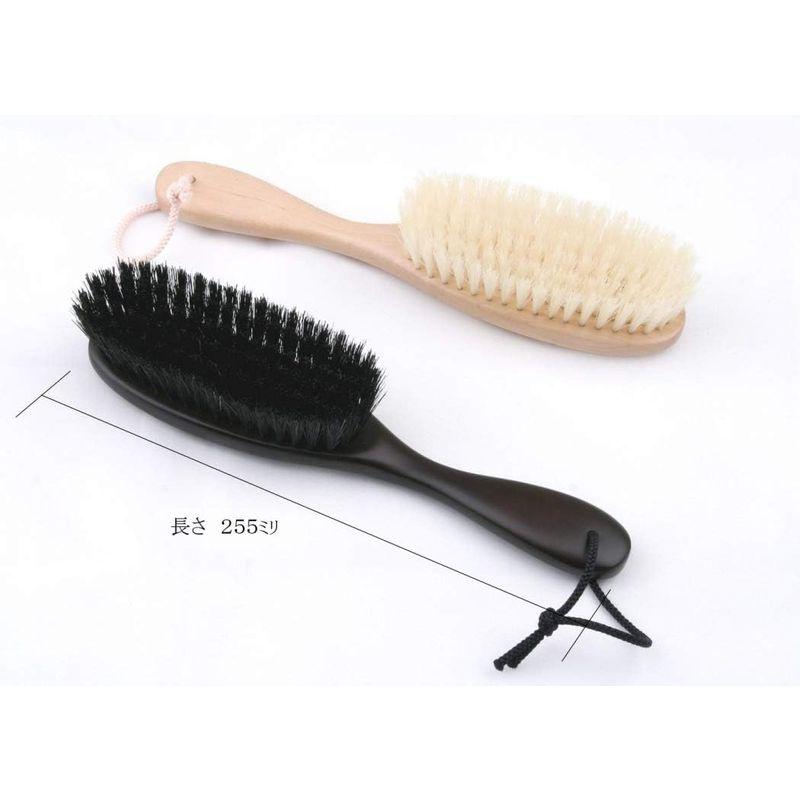 ナカタハンガー日本製 洋服ブラシ 天然毛 豚毛 Clothes Brush Hog Bristle Hair ブラウン｜tomy-zone｜04