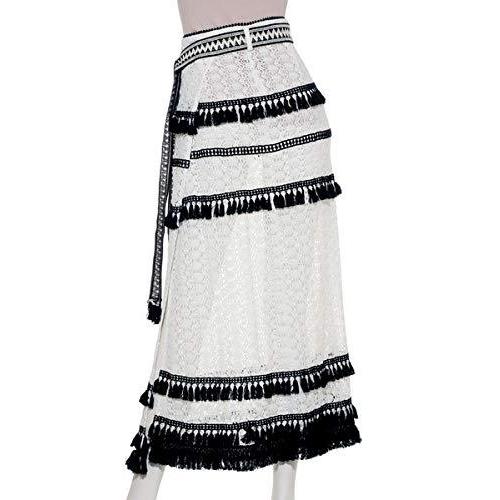 高速配送 スナイデル スカート レースフリンジロングラップスカート レディース Swfs Wht 日本 0 日本サイズ7 号相 爆安プライス Zoetalentsolutions Com