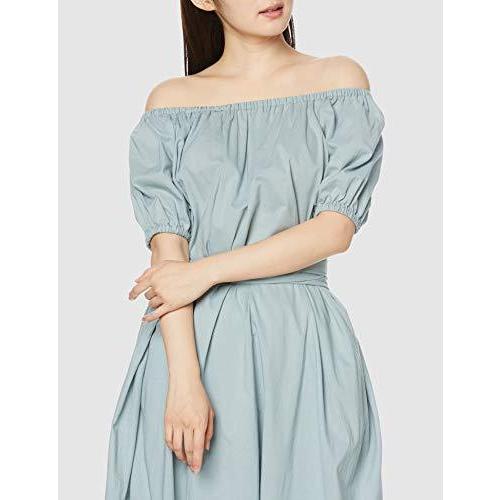 ポイント10倍 エヌナチュラルビューティーベーシック ワンピース オフショルダーワンピース レディース スモーキーブル 絶対一番安い Www Ladislexia Net