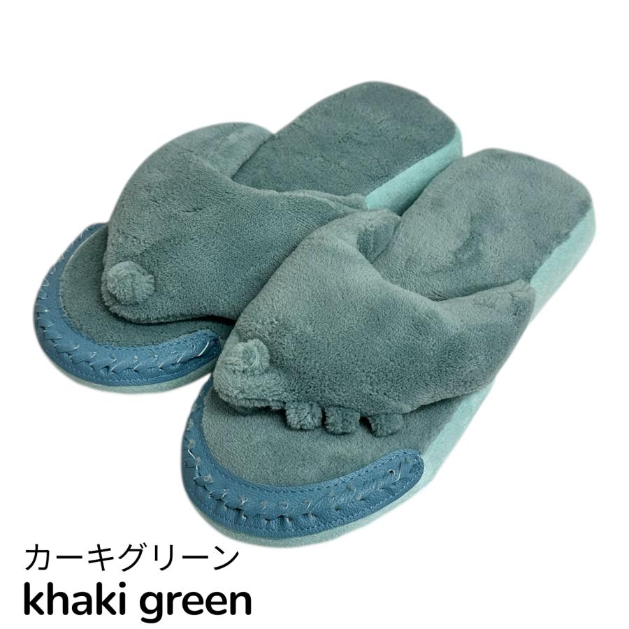 スリッパ 五本指 5本指 足ツボ 洗える パイル地 ユビゴロー 指ゴロー レディース メンズ 紳士 リラックス お風呂上がり リフレ 足つぼ ルームシューズ |  | 09