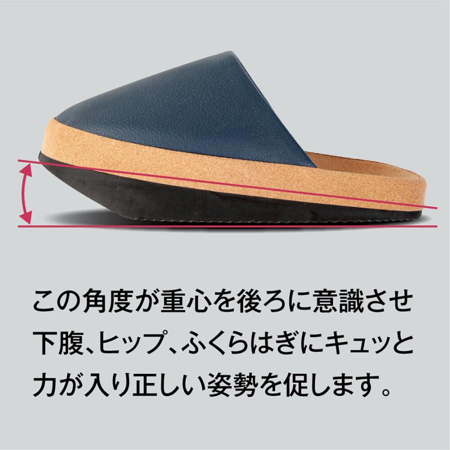 健康スリッパ 体幹を整えるスリッパ Sliet スリエット For MEN 体幹トレーニング スリッパ 体幹 エクササイズ トレーニング 室内 メンズ | アルファックス | 04