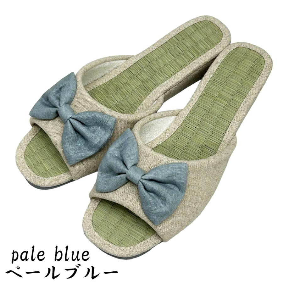 ヒールスリッパ 畳 麻 日本製 TATAMI RIBBON タタミ リボン