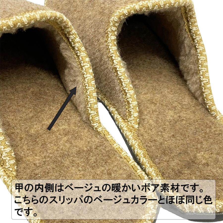 スリッパ レディース インポート 軽い あったか 冬 防寒フェルト ボア annalisa アンナリサ スペイン製 ルームシューズ スペイン製 EVA |  | 12