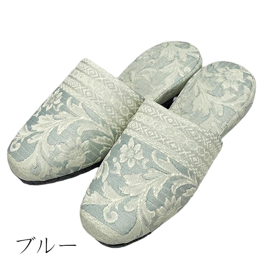 スリッパ 【Mサイズ4〜30足セット】 パステルカラー 日本製 フェルト底 ジャガード 来客用 業務用 上品 Mサイズ 部屋用 家庭用 エレガント おしゃれ 手作り |  | 02