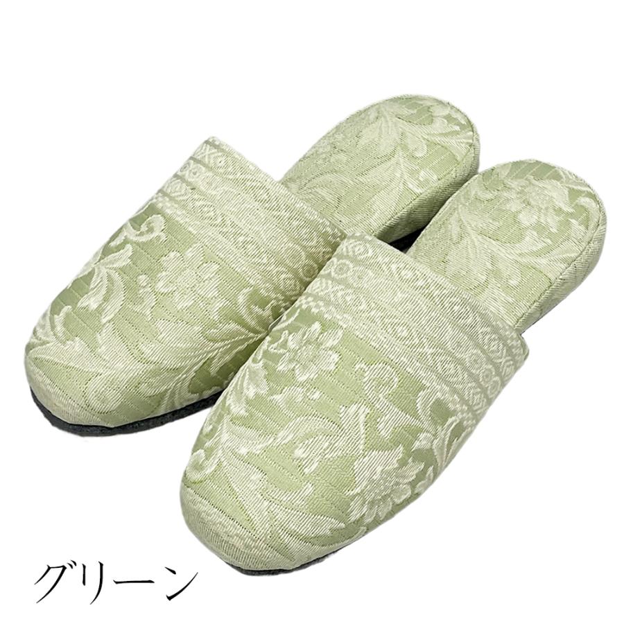 スリッパ 【Mサイズ4〜30足セット】 パステルカラー 日本製 フェルト底 ジャガード 来客用 業務用 上品 Mサイズ 部屋用 家庭用 エレガント おしゃれ 手作り |  | 03
