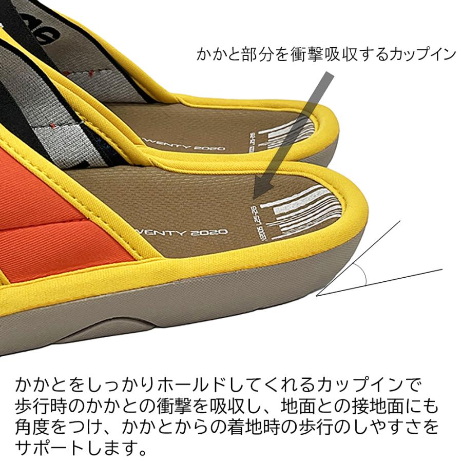 スリッパ レディース メンズ スポーツ ストレッチ リカバリー ゴム