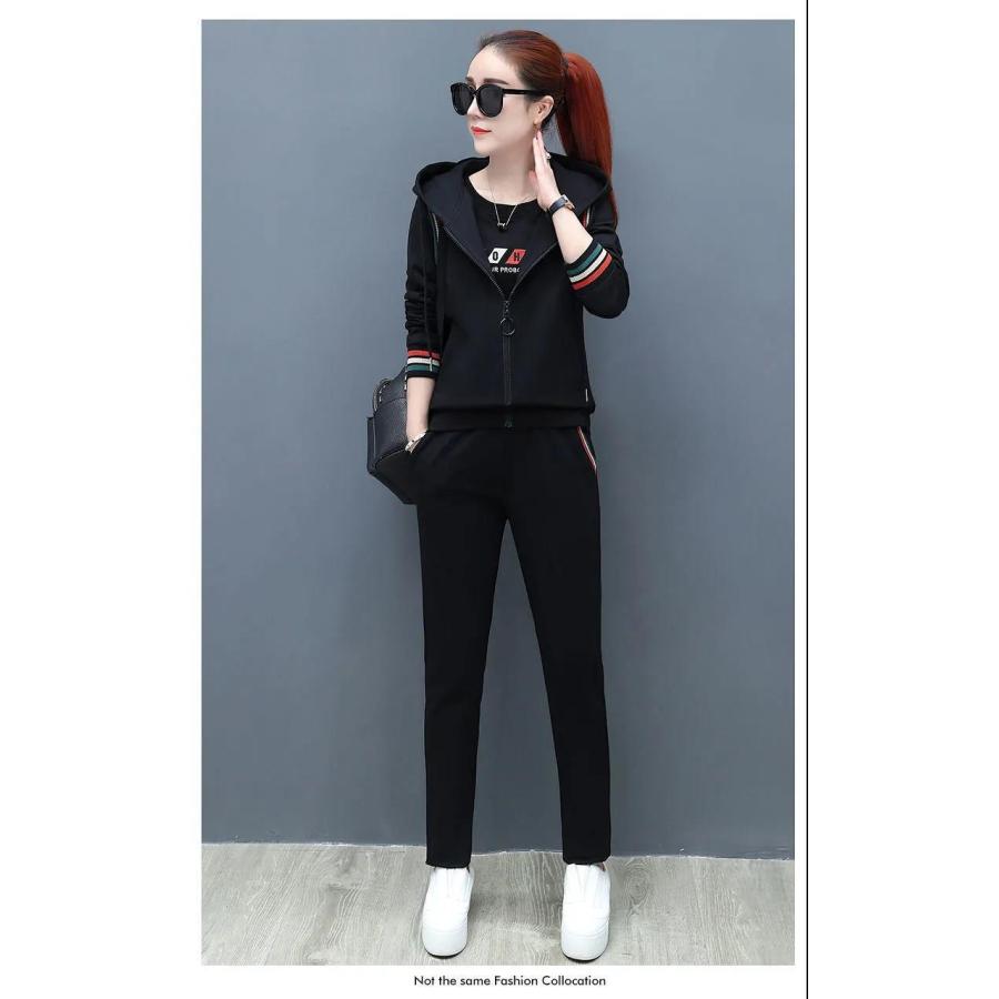 国内最安値！-秋冬 新作 レディーススウェット セットアップ ジャージ