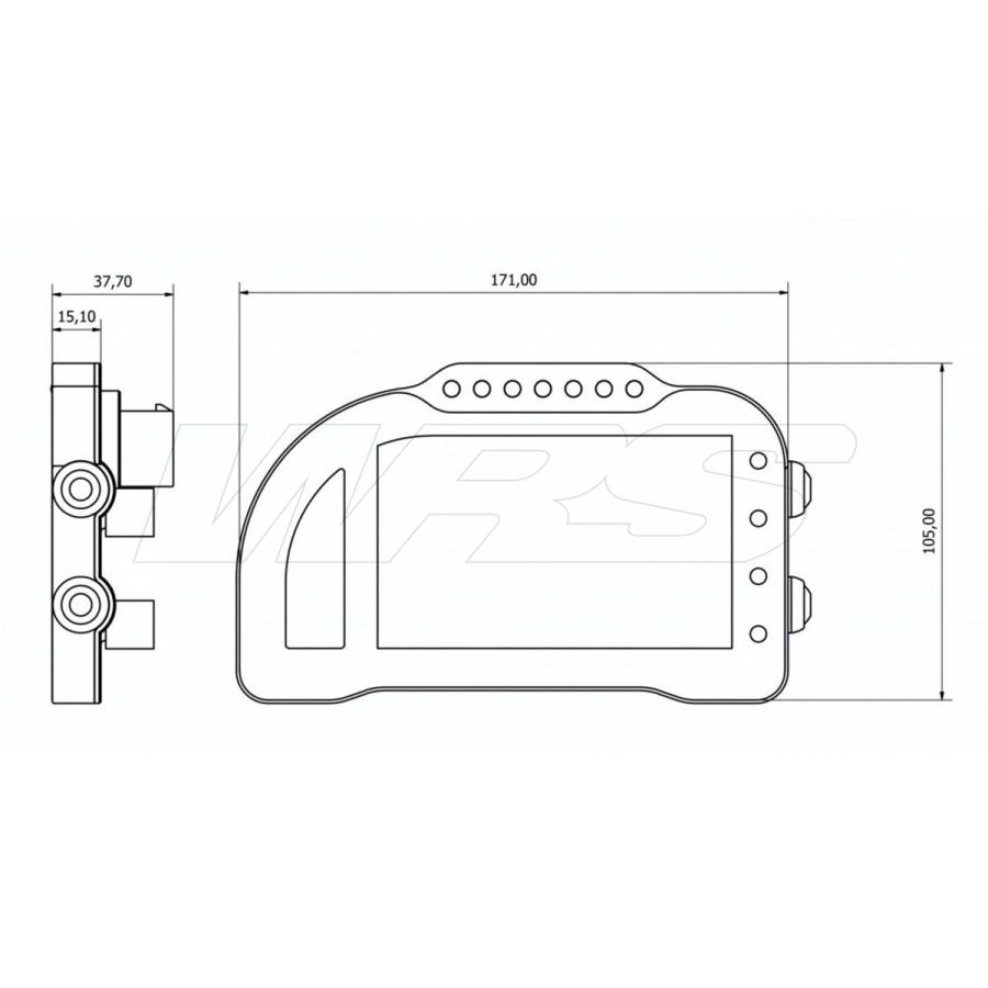 I2M CHROME  PLUS2 ラップタイマー付きデジタルメーター セット  DUCATI 1098 / 1198 Panigale 899/959/1199/1299 （日本語マニュアル付き） |  | 05