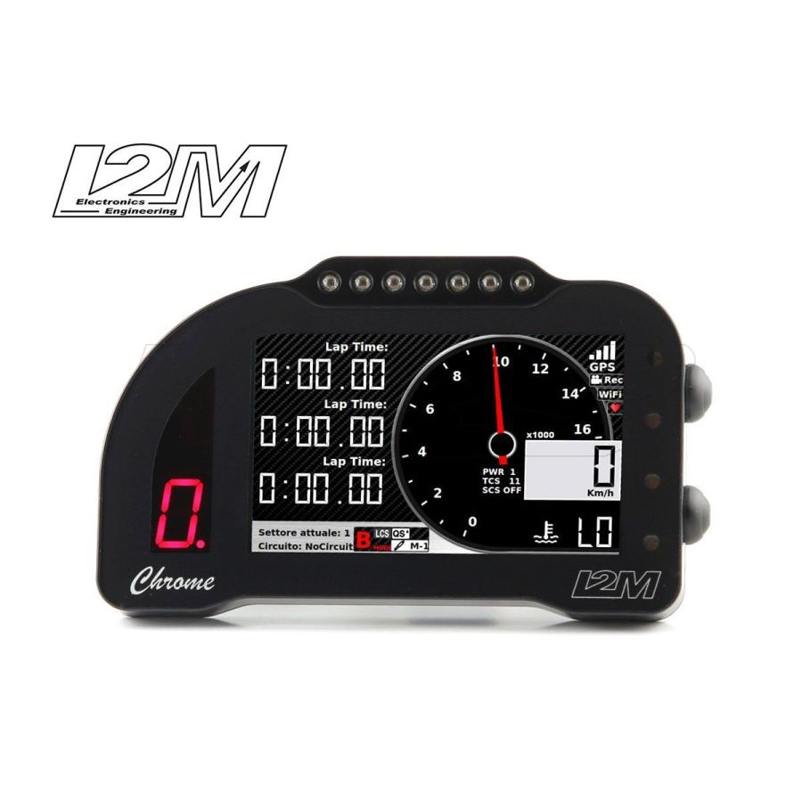 I2M CHROME PRO2 ラップタイマー付きデジタルメーター セット APRILIA