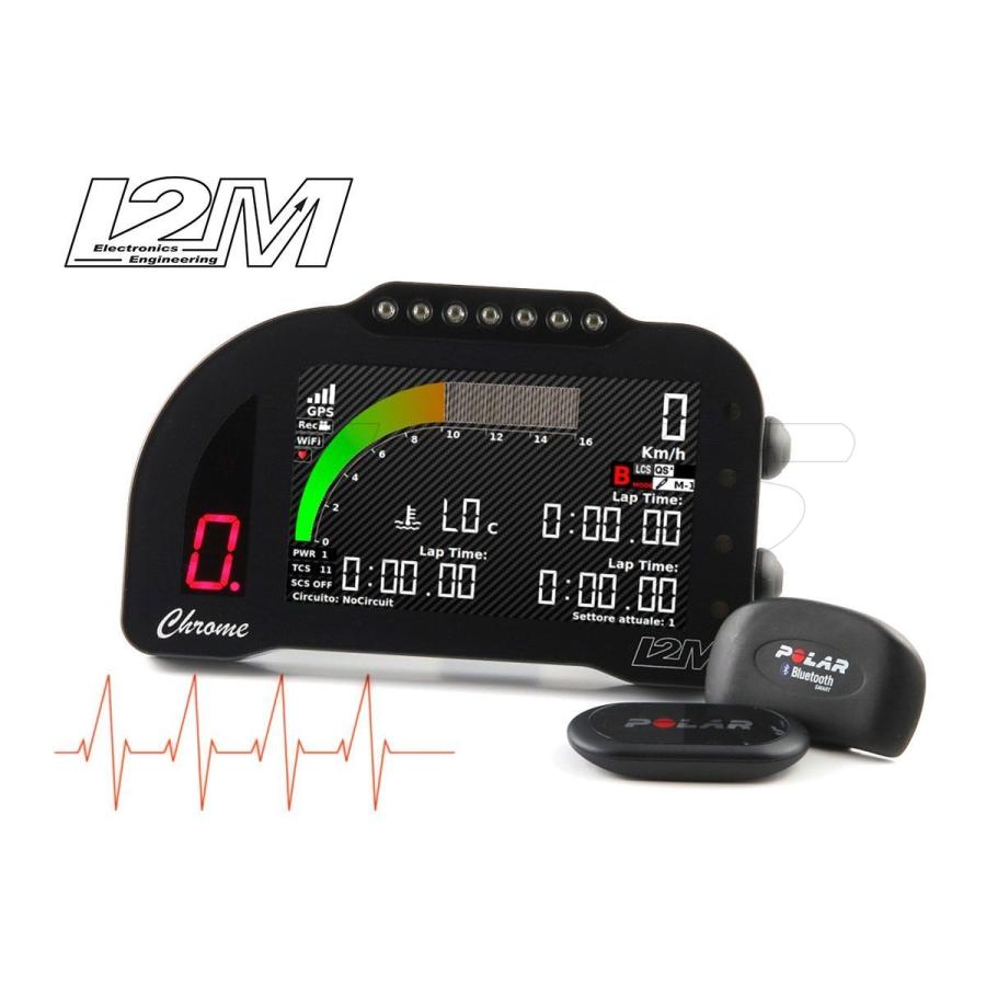 I2M CHROME PRO2 ラップタイマー付きデジタルメーター セット KAWASAKI